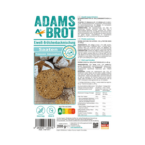 Préparation pour pain aux 4 graines 200g - Adams Brot