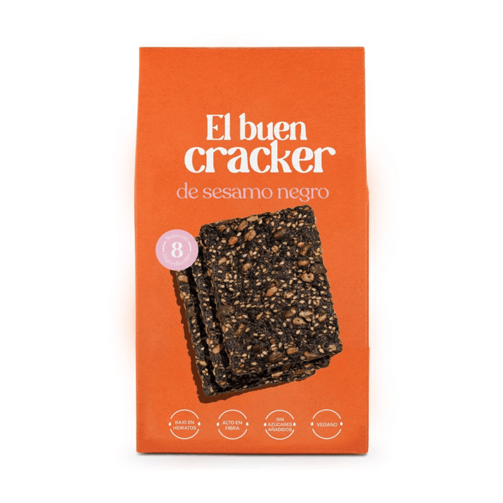 Crackers biologiques au sésame noir 60g - Play Keto