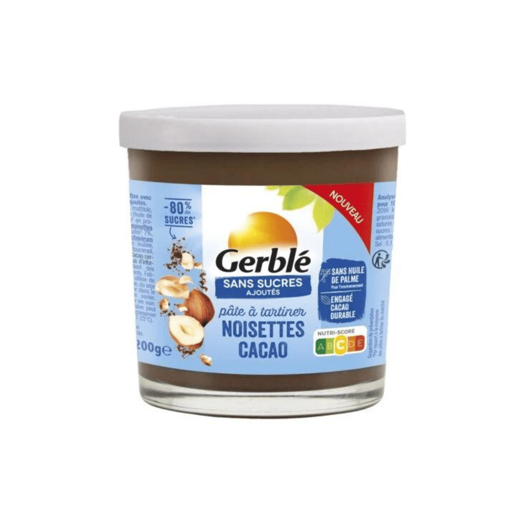 Pâte à tartiner noisettes cacao 200g - Gerblé – Allmyketo