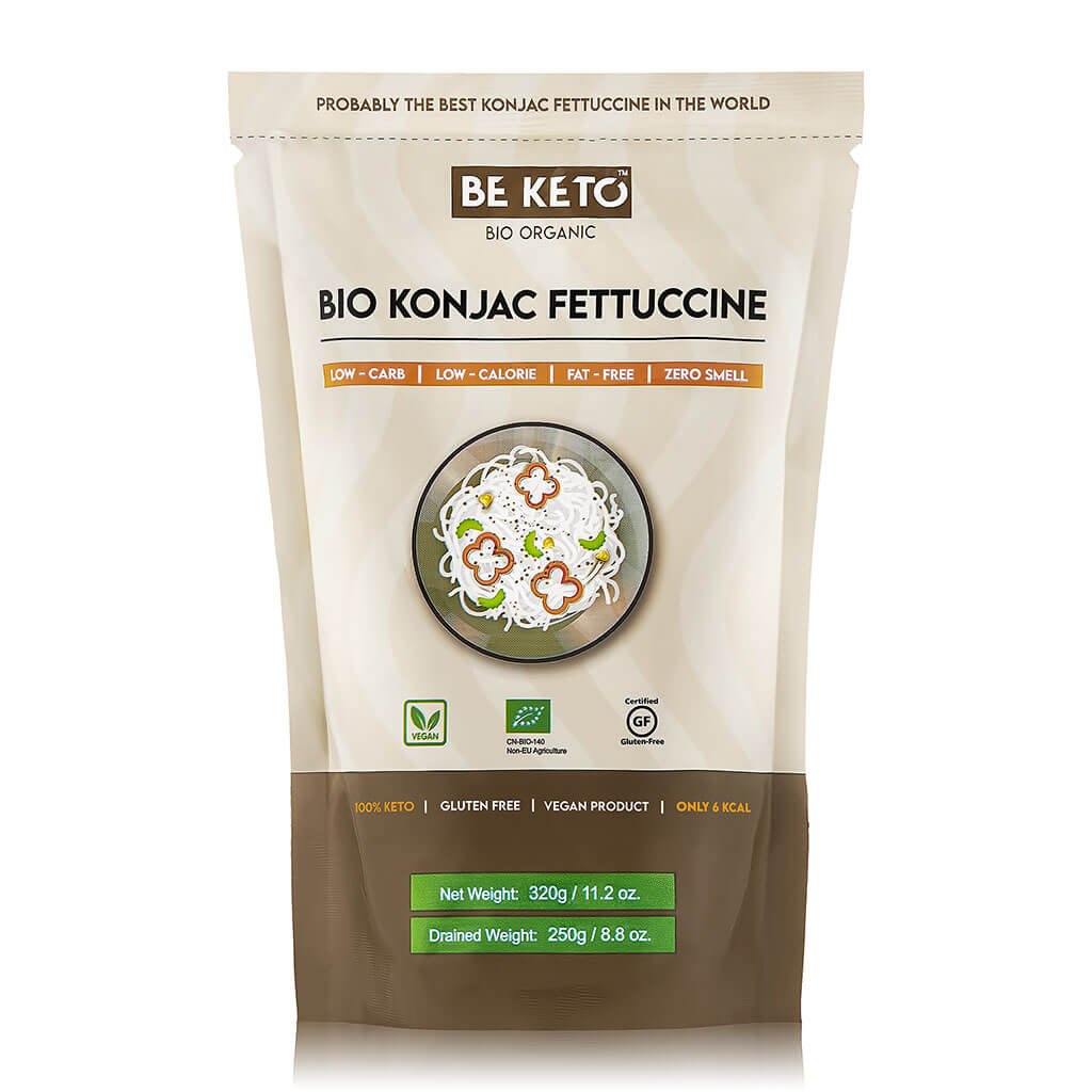 Fettuccine de konjac bio 320g - Be Keto – Allmyketo