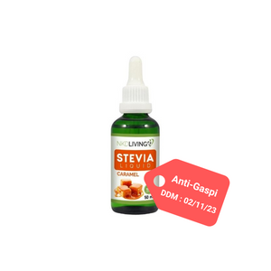 Stévia liquide caramel 50ml - NKD Living