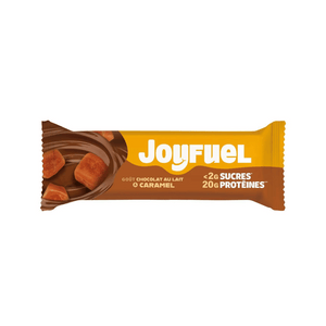 Barre chocolat au lait et caramel 55g - Joyfuel