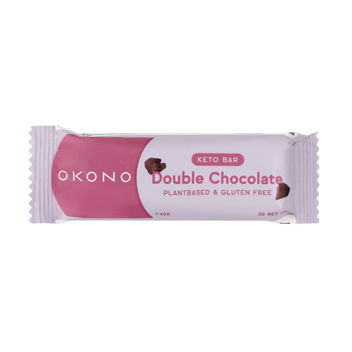 Barre keto double chocolat 40g - Okono
