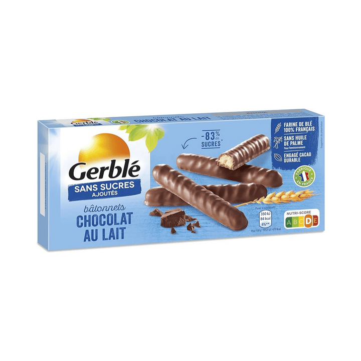 Bâtonnets chocolat au lait 125g - Gerblé