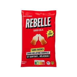 Bonbon cola sans sucre 50g - Rebelle