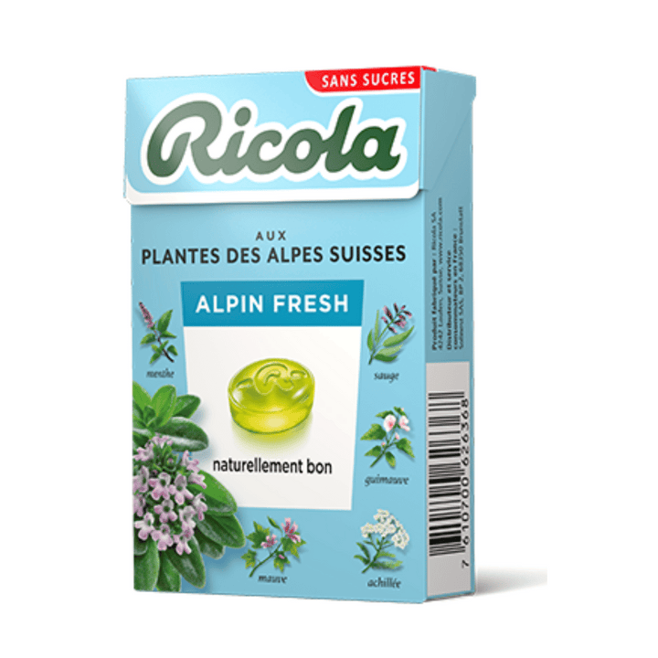 Bonbons sans sucres alpin fresh 50g - Ricola