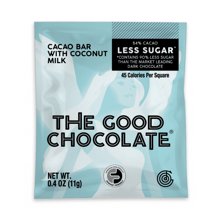 Carré de chocolat vegan au lait de coco 11g - The Good Chocolate