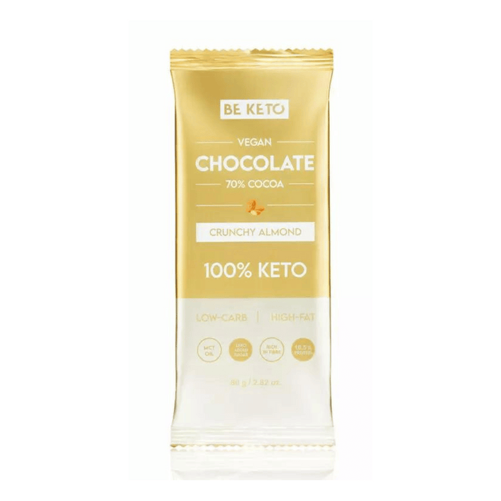 Chocolat Amandes croquantes 80g - Be Keto
