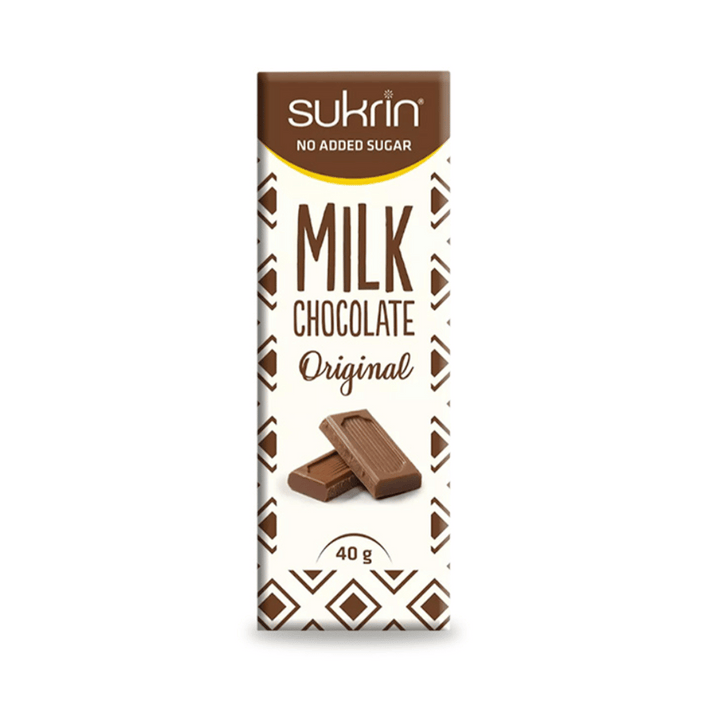 Tablette de chocolat au lait 40g - Sukrin