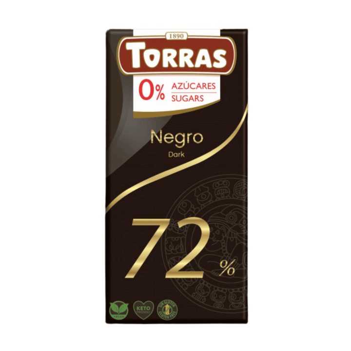 Chocolat noir 72% 75g - Torras