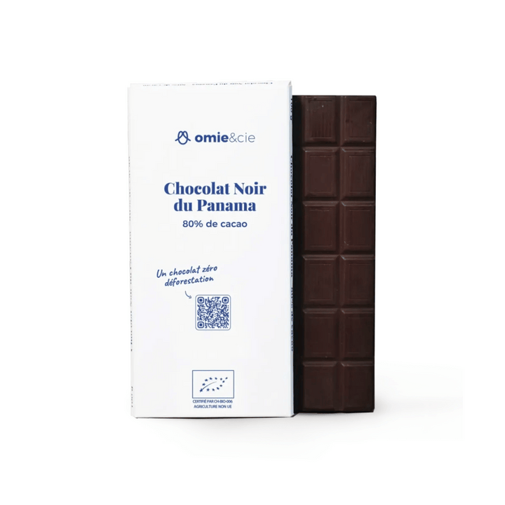 Chocolat noir du Panama 80% 100g - Omie & Cie