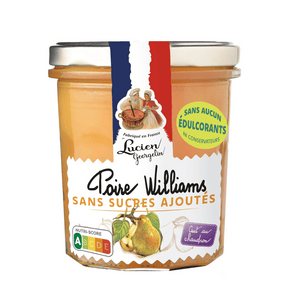 Confiture poire Williams sans sucres ajoutés 320g - Lucien Georgelin