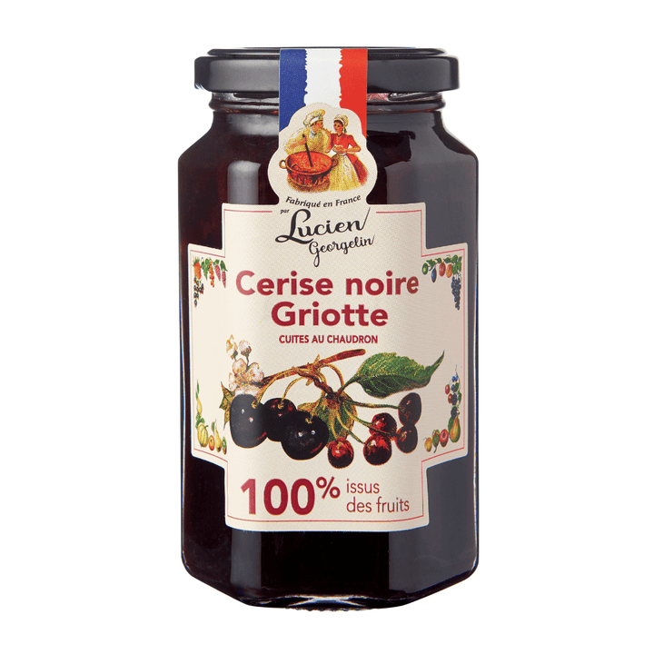 Confiture spécialité 100% cerise noire griotte 300g - Lucien Georgelin