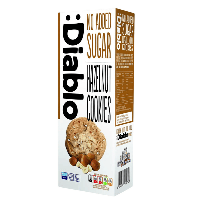Cookies sans sucre ajouté aux noisettes 135g - Diablo