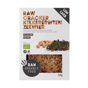 Crackers de pois chiches et algues bio 125g - RAW Organic Food