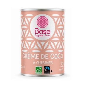 Crème de coco à cuisiner 22% bio et équitable 400ml - Base Organic Food