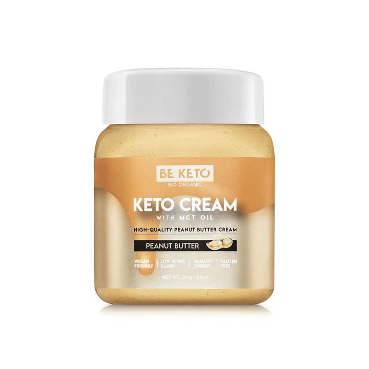 Crème keto beurre de cacahuète et huile MCT 250g - Be Keto