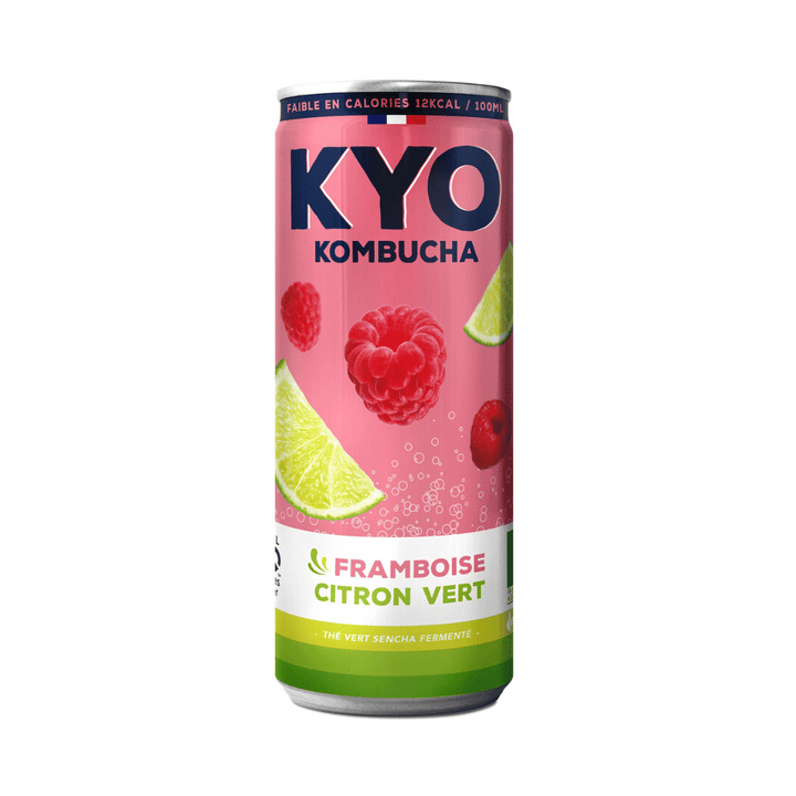 Kombucha framboise et citron vert 33cl - Kyo Kombucha