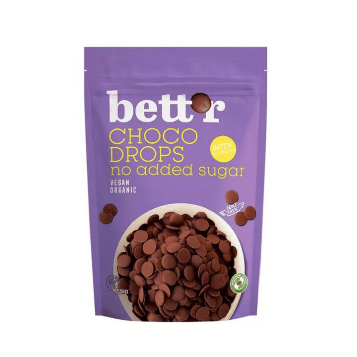Gouttes de chocolat sans sucre ajouté 200g - Bett'r