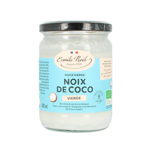 Huile vierge de noix de coco bio 400ml - Emile Noël