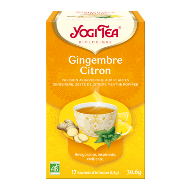 Infusion gingembre citron 30g - Yogi Tea