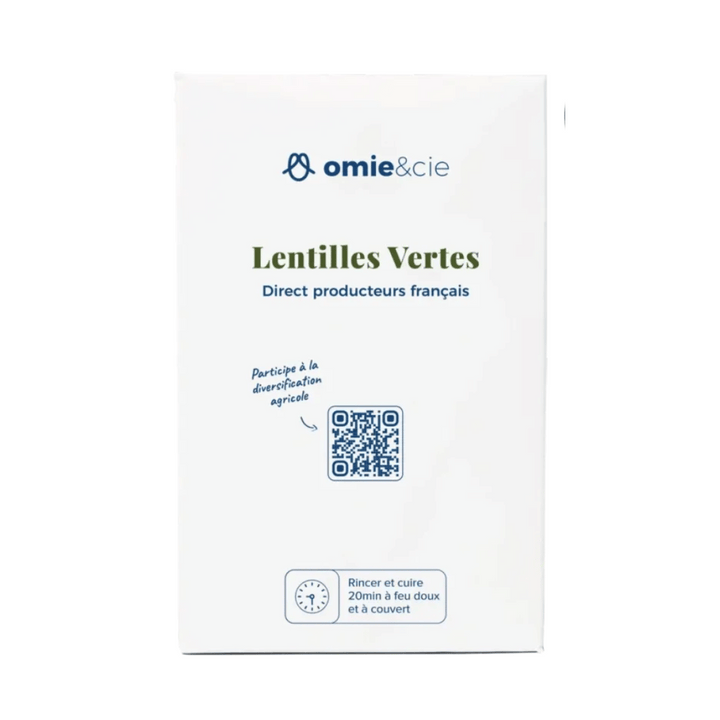 Lentilles vertes 500g - Omie & Cie