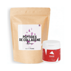 Peptides de Collagène Peptane fraise 310g - Nutripure