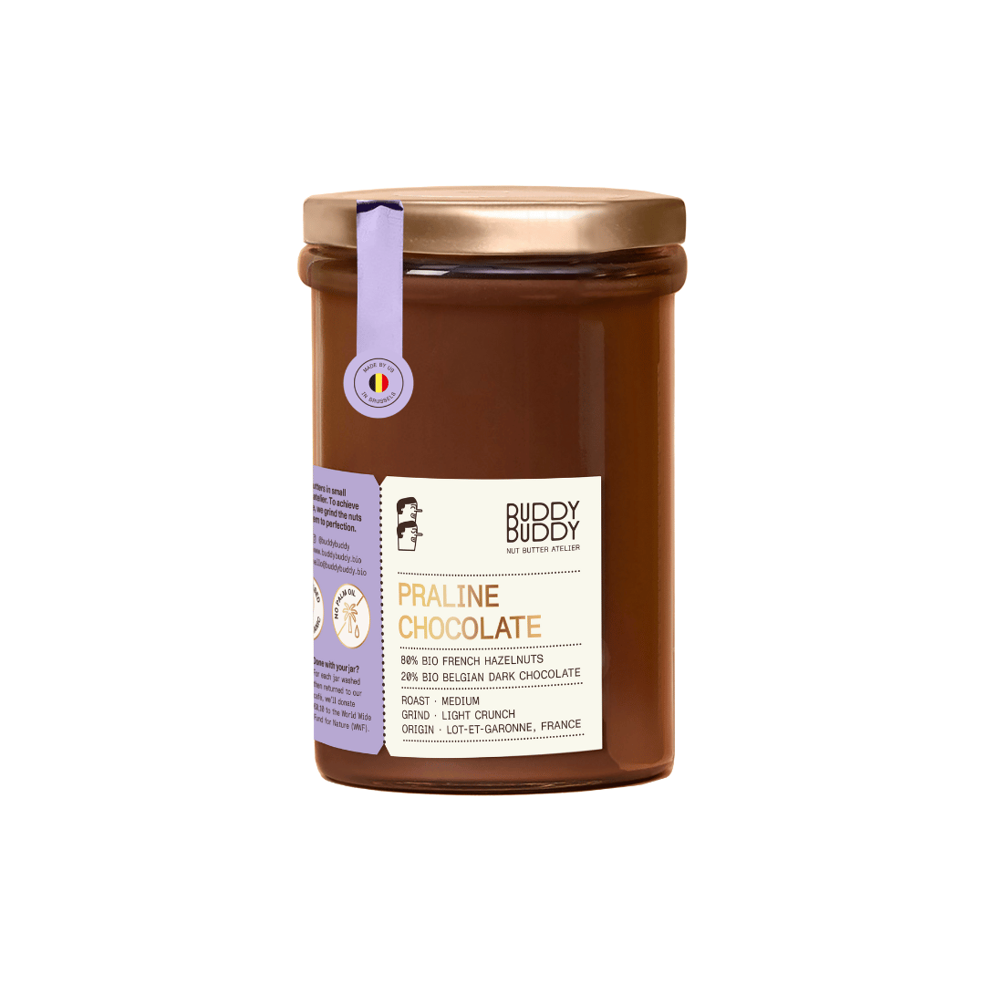 Beurre de noisette praliné chocolat 260g - Buddy Buddy – Allmyketo