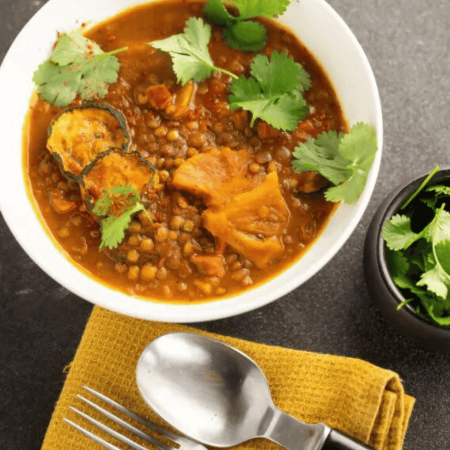 Mélange pour curry de lentilles vertes bio 200g - Supersec