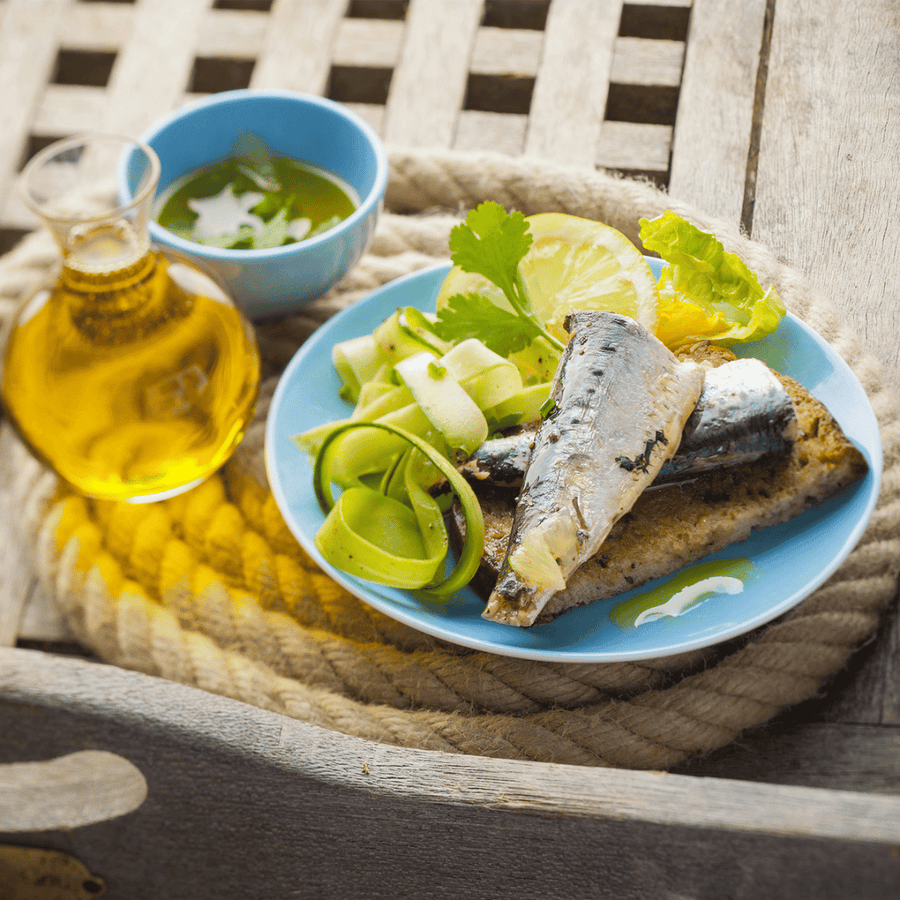 Sardines à l'ancienne à l'huile d'olive et au citron 115g - Pointe de Penmarc'h