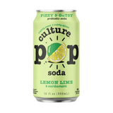 Soda probiotique pétillant citron 355ml - Culture Pop