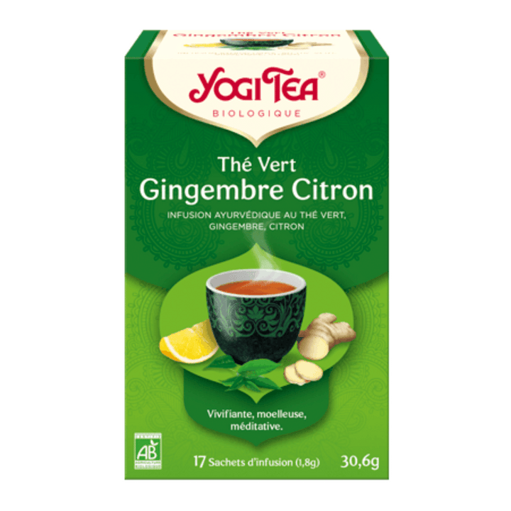 Thé vert gingembre citron 30g - Yogi Tea