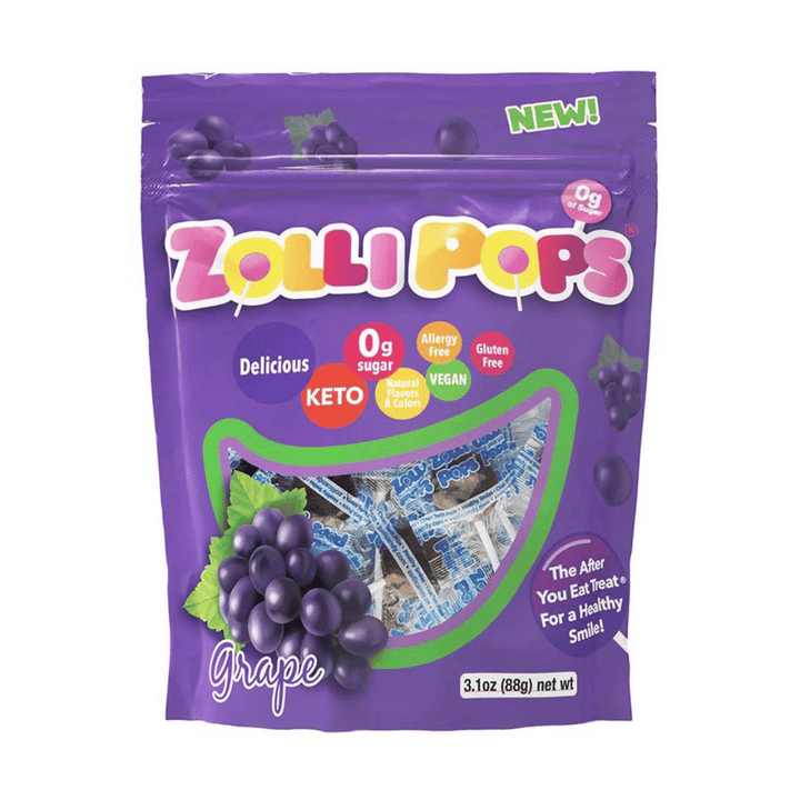 Sucettes Zollipops au raisin - Zolli Candy