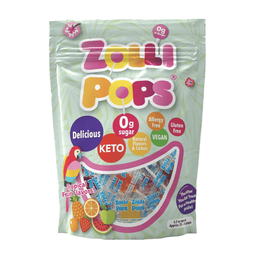 Sucettes Zollipops saveur tropicale - Zolli CandySucettes Zollipops saveur tropicale - Zolli Candy