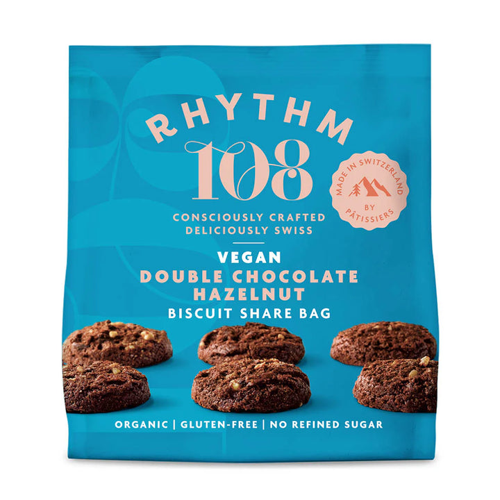 Biscuits vegan double chocolat 135g - Rhythm 108