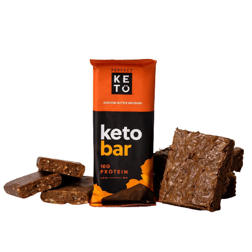 barre brownie beurre d'amande perfect keto