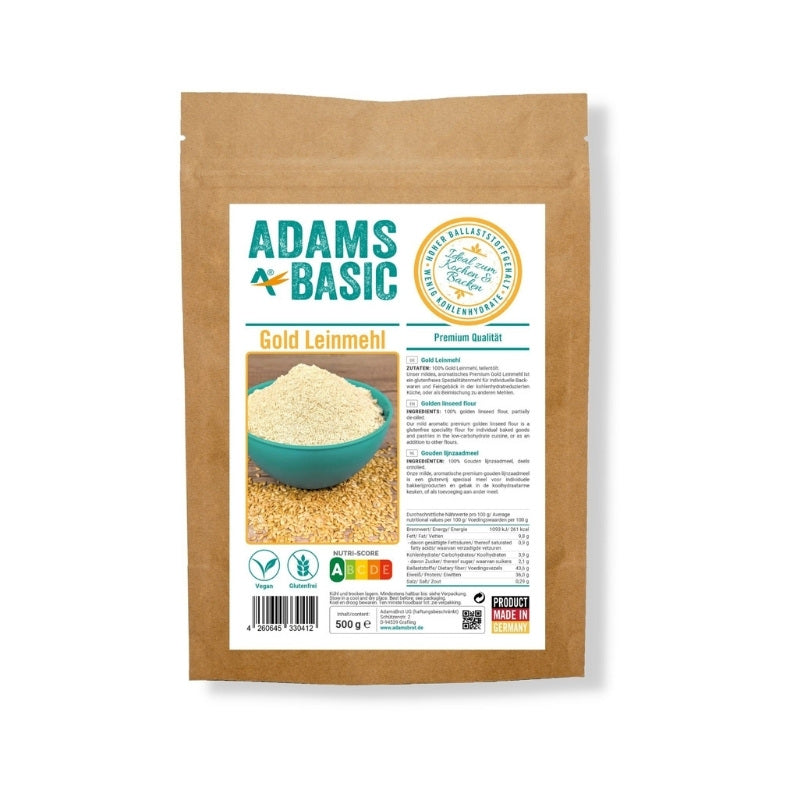 Farine de lin doré 500g - Adams Brot 