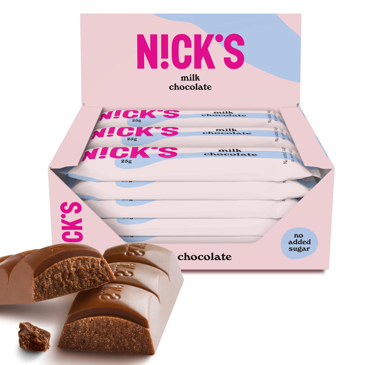 Barre chocolat au lait 15 x 25g - Nick's