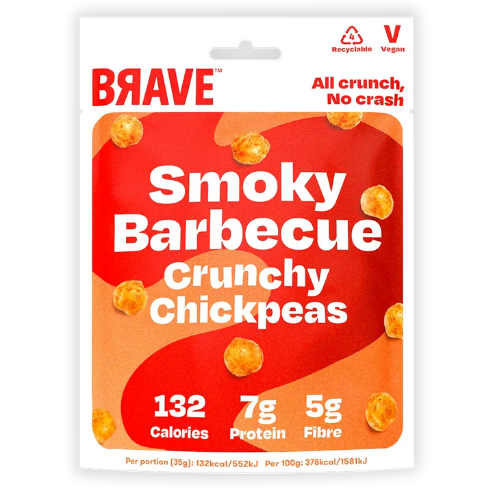 Pois chiches grillés BBQ 115g - Brave