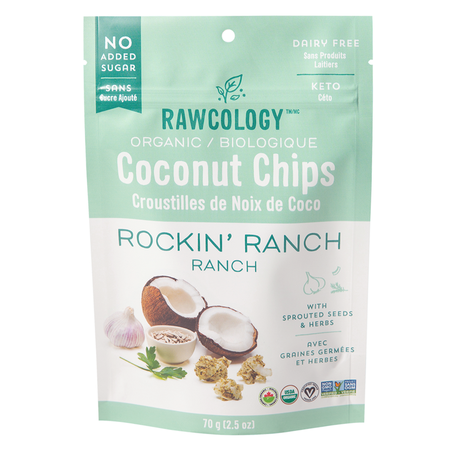 Chips de coco bio rockin ranch