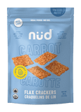 Crackers au lin et aux carottes 66g - Nüd