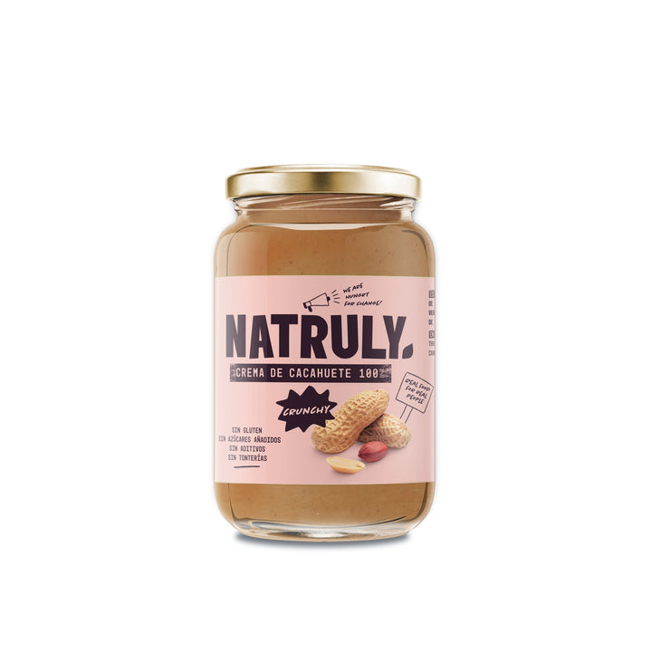 Beurre de Cacahuètes Crunchy 500g - Natruly