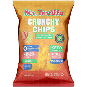 Crunchy chips chili lemon 56g - Mr Tortilla