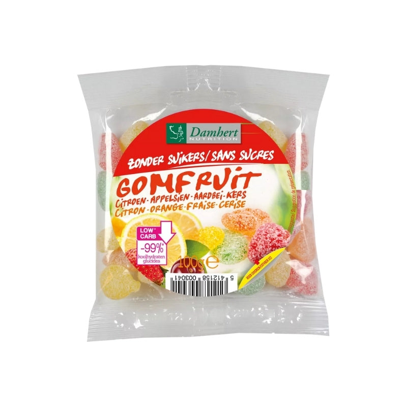 bonbons gomfruit sans sucre damhert