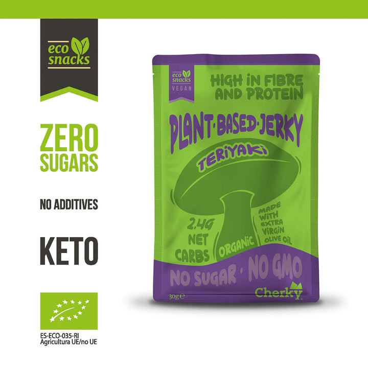 Plant Based Jerky bio 30g - Cherky Foods