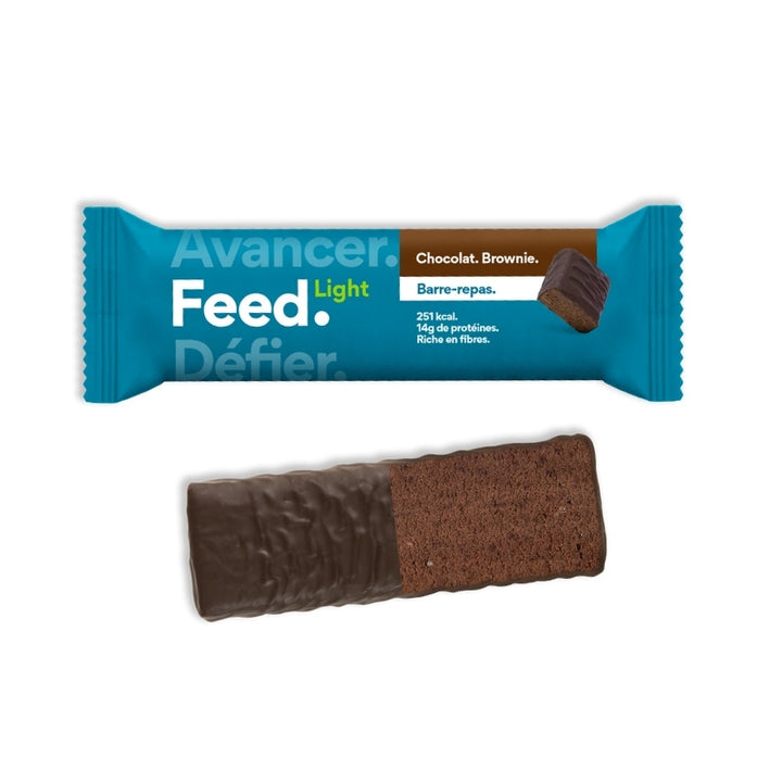 feed chocolat brownie barre repas