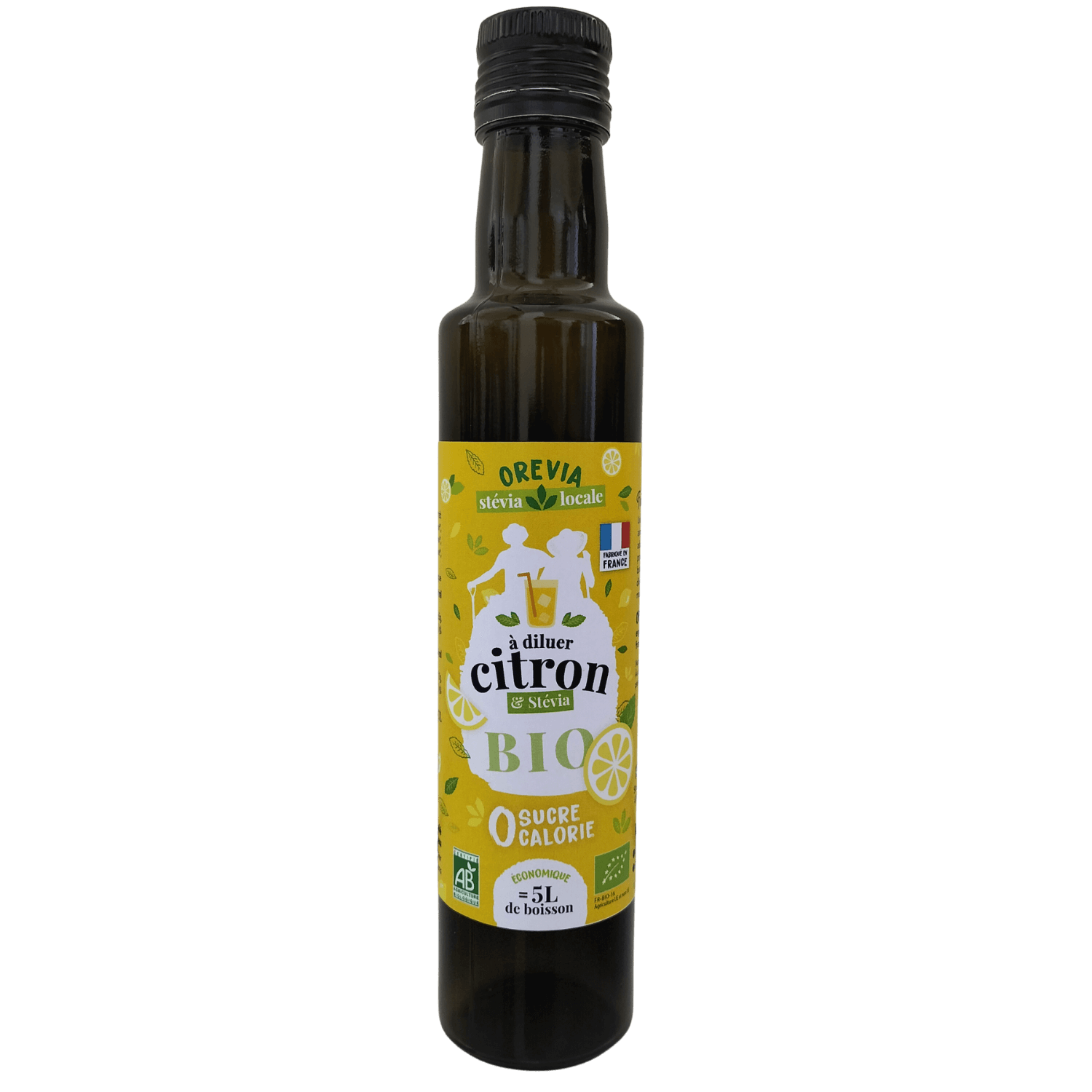 Sirop de citron sans sucre bio 25cl - Orevia – Allmyketo