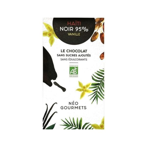 Chocolat noir vanille 95% bio 70g - Néogourmets – Allmyketo