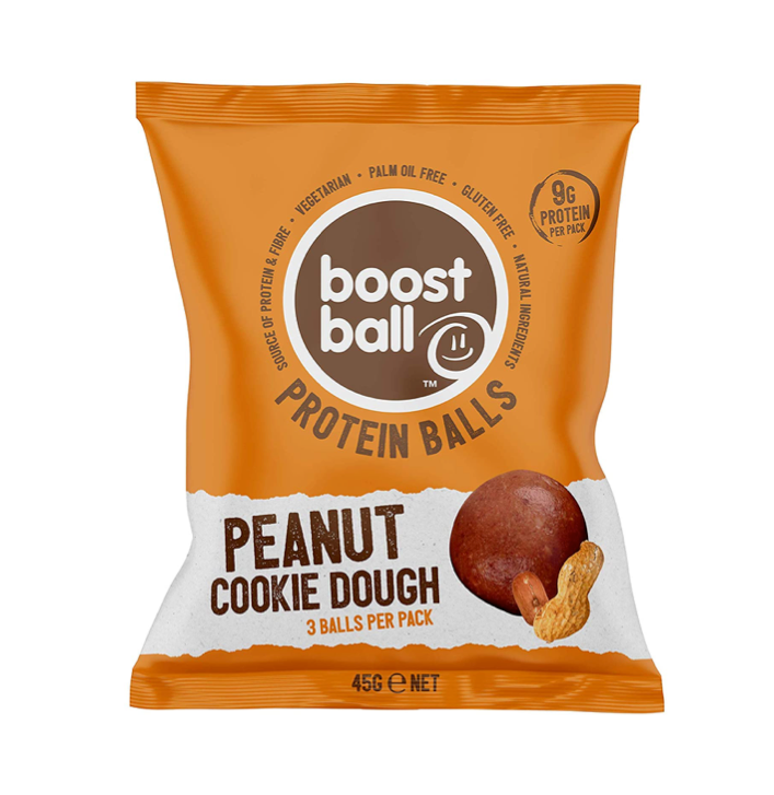 Peanut butter cookie dough boostball