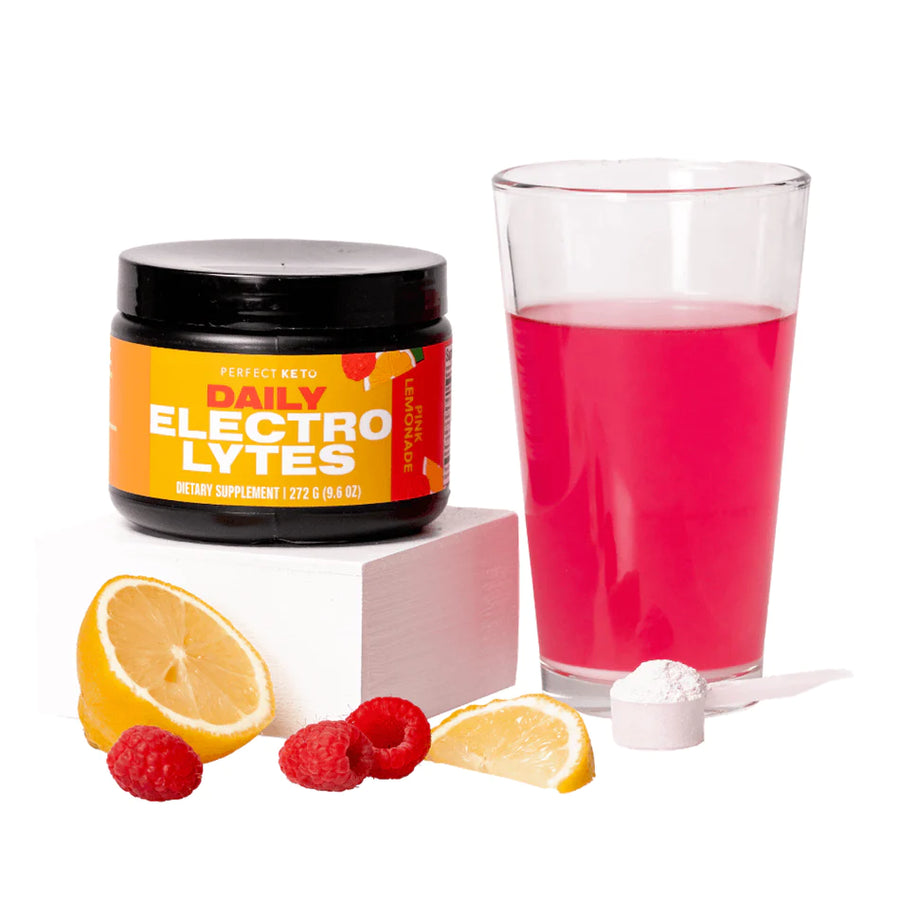 Poudre d'Electrolyte Pink Lemonade 272g - Perfect Keto